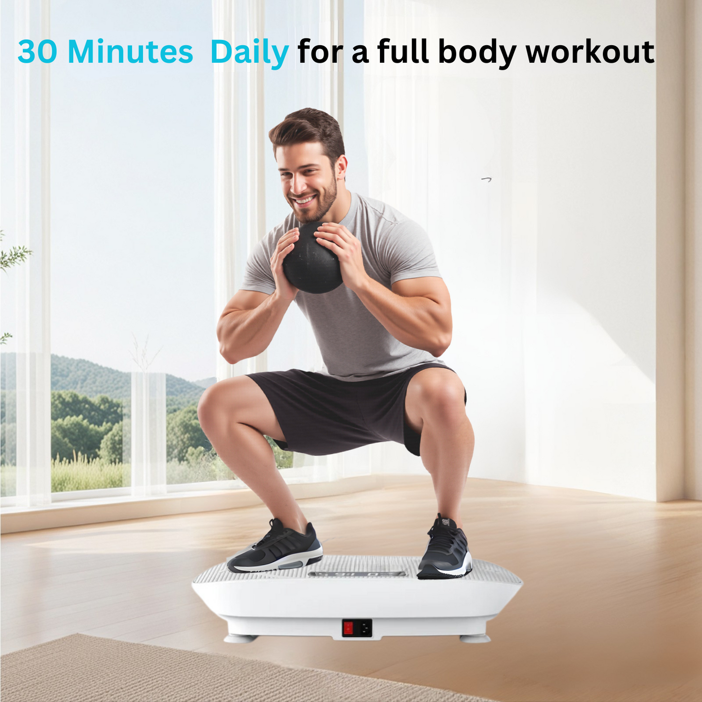 Vibrating Fitness Plate for Home
