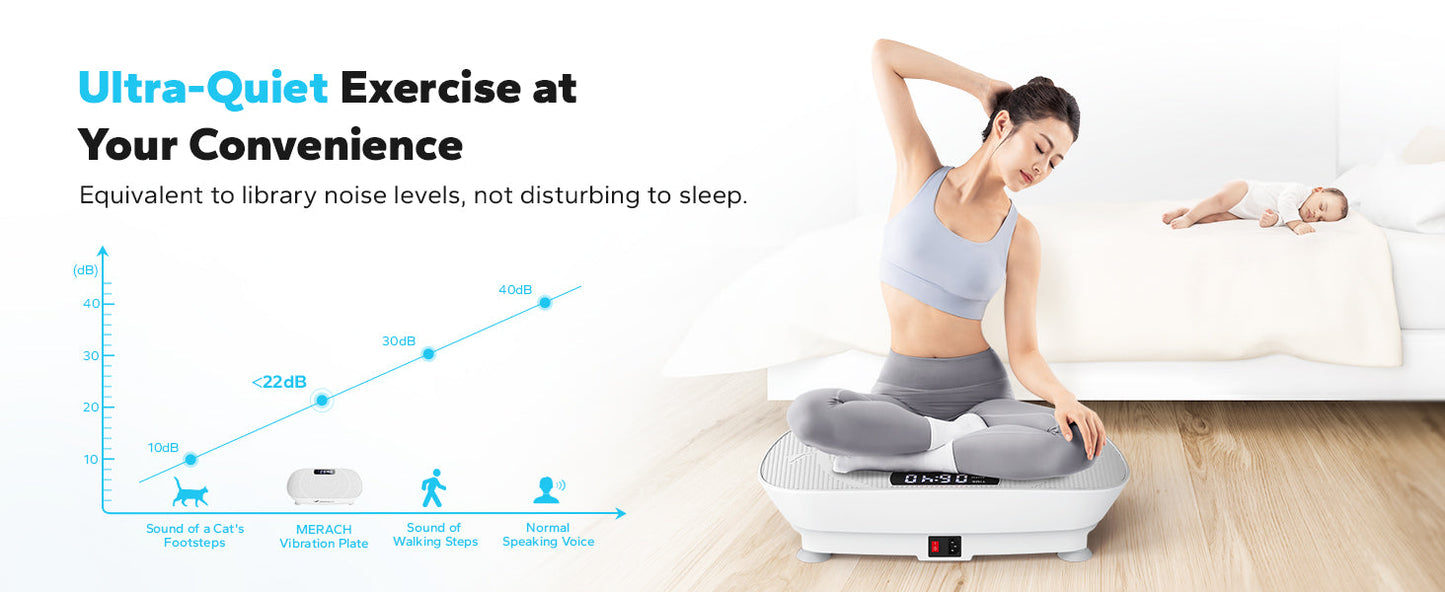 Vibrating Fitness Plate for Home
